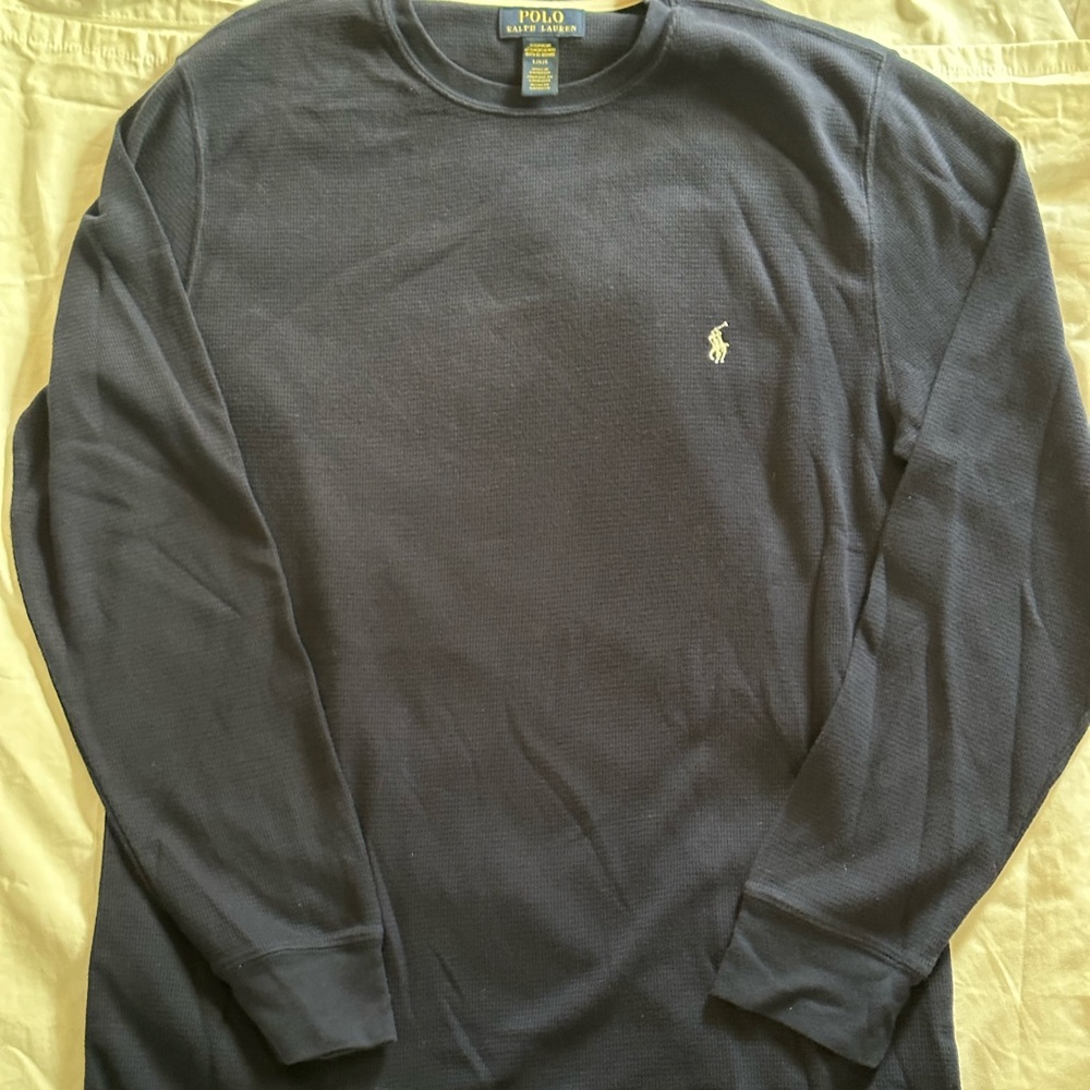 Polo by Ralph Lauren Blue Long Sleeve Tee